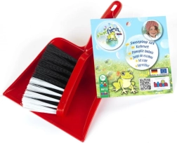 Detská metlička a lopatka – červená