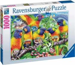 Ravensburger puzzle Krajina loríkov 1000 dielikov