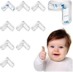 Priehľadné chrániče rohov RICOKIDS, 10 ks