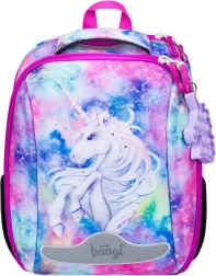 Školská taška Baagl Shelly Jednorožec