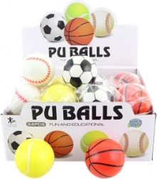 Molitanová športová loptička 7 cm pre deti