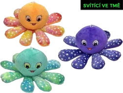 Plyšová chobotnička 15 cm so svietiacim efektom