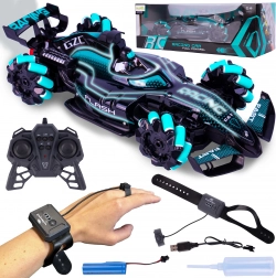 RC drift auto ovládané gestami ruky