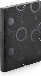 Krabica s gumou A4 čierna a biela