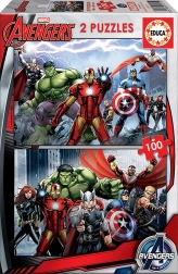 Puzzle EDUCA AVENGERS – Zjednotenie 2×100 dielikov