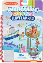PAW PATROL prelepovacie samolepky flip-flap – misia v zátoke