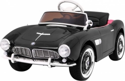 Detské elektrické auto BMW 507 retro, čierny roadster