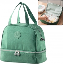 Izolačná termotaška na obed zelená