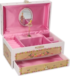 Hracia šperkovnica Kvetinová pieseň s melódiou Labutie jazero