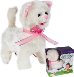 Mačiatko na vodítku s ovládaním