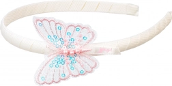Čelenka do vlasov Belia s motýlikom pre deti