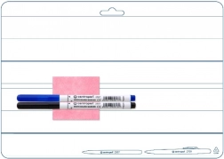 CENTROPEN stierateľná tabuľka A4 obojstranná s 2 fixkami a stieracou textíliou