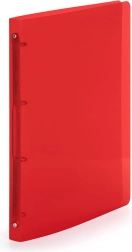 Zakladač A4 štvorkrúžkový červený