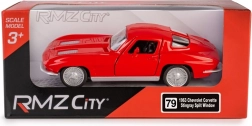 Kovový model Chevrolet Corvette Stingray 1963 Split Window 1:35 červený
