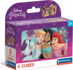 Obrázkové kocky Disney princezné – 6 kociek