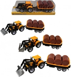 Traktor s prívesom na zotrvačník