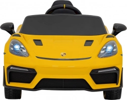 Detské elektrické auto Porsche 718 Spyder RS – žltá