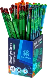 Trojhranná grafitová ceruzka HB ASTRA Pixel One