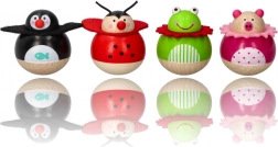 Nevyklopiteľné drevené zvieratko žabka Goki