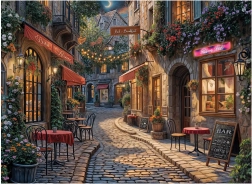 Puzzle Ulica barov 1000 dielikov