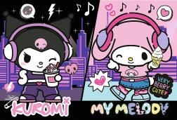 puzzle 160 dielikov kuromi vládne hello kitty trefl