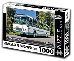 Puzzle Retro-Auta BUS Karosa ŠD 11 Evropabus 1000 dielikov