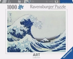 Ravensburger puzzle Art Collection: Veľká vlna pri pobreží Kanagawy 1000 dielikov