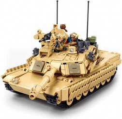 Sluban Model Bricks bojový tank M1A2 Abrams TUSK II 2v1