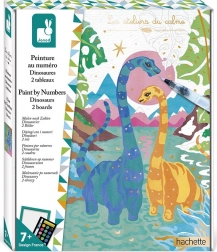 Maľovanie podľa čísel – dinosaury od JANOD