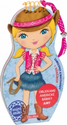 Obliekame americké bábiky Amy – omaľovánky a samolepky (slovensky)