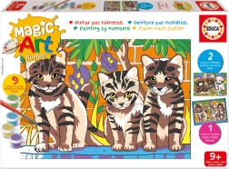 Maľovanie podľa čísel mačiatka a šteniatka EDUCA