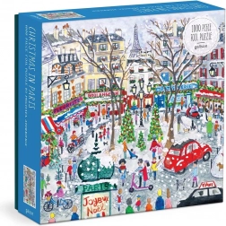 Fóliové puzzle Vianočný Paríž – Michael Storrings (Galison, 1000 dielikov)