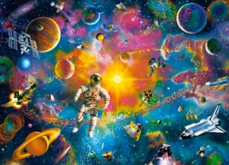 Puzzle 200 dielikov Muž vo vesmíre