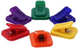 Magnetické klipy na poznámky Toro, sada 6 ks, mix farieb