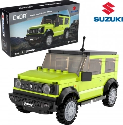 Stavebnica CaDA SUZUKI Jimny 1:24 zelené terénne auto 192 dielikov