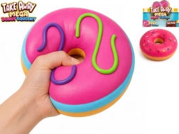 Miki fun mega squeeze strečový jumbo donut 16 cm (2 farby)