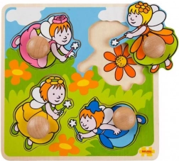 Bigjigs Toys vkladacie puzzle Víly