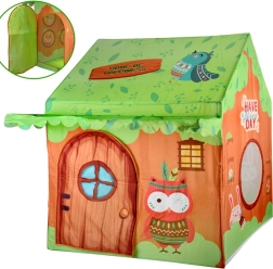 Farebný detský stan domček Lesní priatelia s taškou