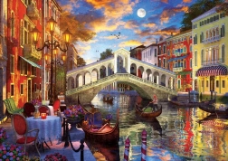 Puzzle ART PUZZLE Most Rialto v Benátkach 1500 dielikov
