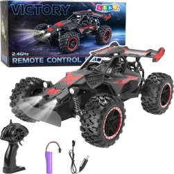 RC terénne auto 1:18, rýchlosť 20 km/h, červené