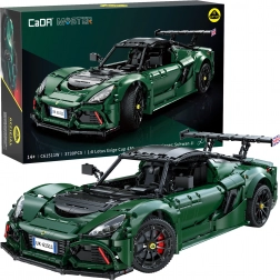 Stavebnica CaDA športový voz LOTUS Exige Cup 430 1:8, tmavozelená, 3730 dielikov