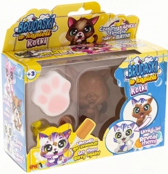 Interaktívne mačiatko Tofik – kúpeľový set s doplnkami