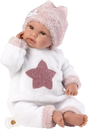 LLORENS New Born realistická hovoriaca bábika s mäkkým telom 36 cm