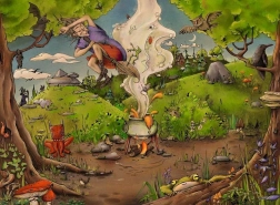 Ravensburger puzzle Čarodejnica 500 dielikov