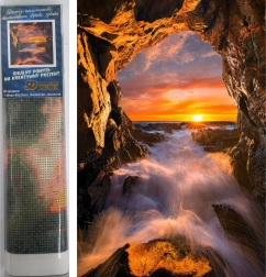 Diamantové maľovanie Západ slnka 30 × 40 cm