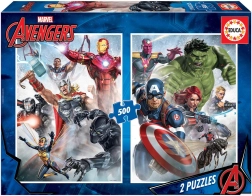 Educa Puzzle Avengers 2x500 dielikov