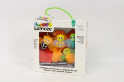 TOMY Lamaze hrkálky na ruky a nožičky (sada ponožiek a náramku)
