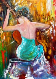 Puzzle ENJOY Rapsódia v modrom 1000 dielikov