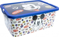 Plastový úložný box 13 l MICKEY s vekom