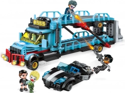 Qman Police Battle Force prepad kamiónu stavebnica